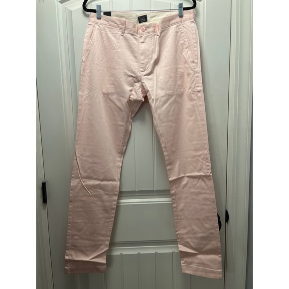- NWT J Crew Men’s Stretch Chino Straight‎ Fit Cotton Casual Pants Size 33x… - Picture 1 of 7